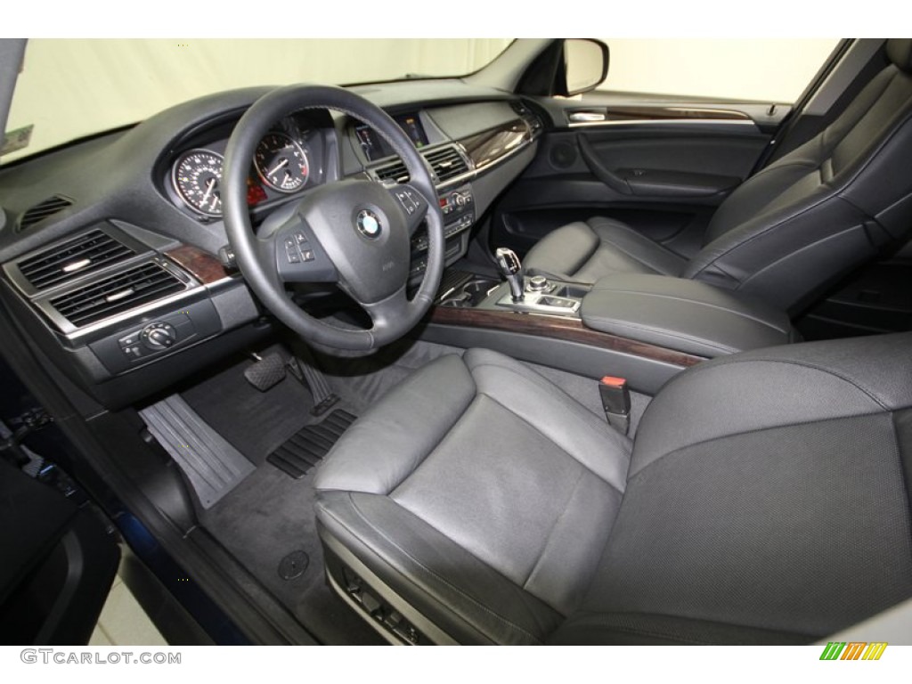 Black Interior 2011 BMW X5 xDrive 35i Photo #77807904