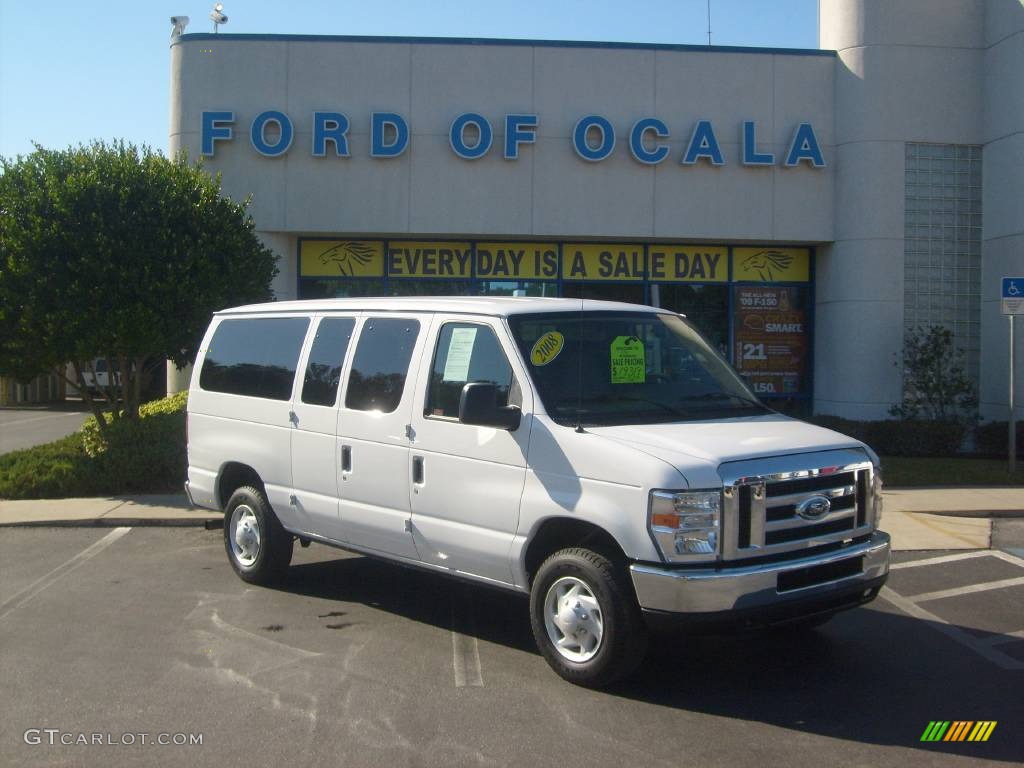 Oxford White Ford E Series Van