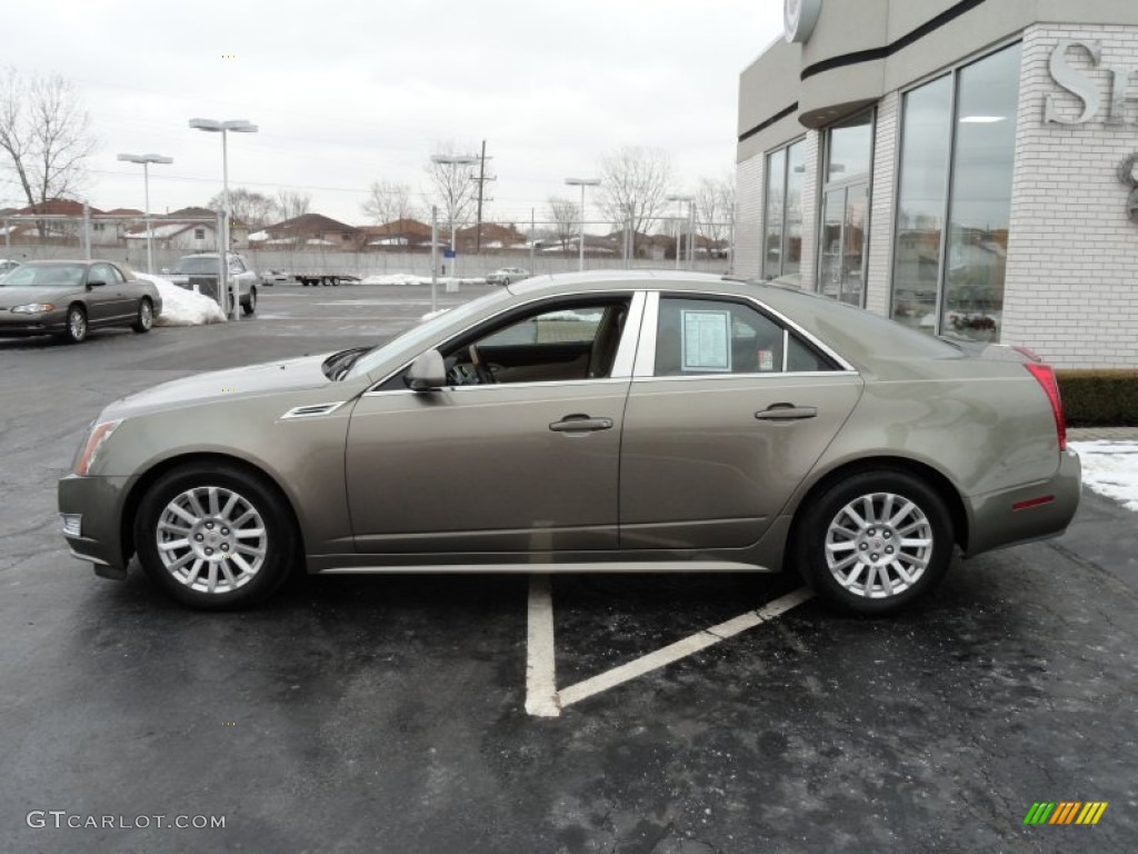 Tuscan Bronze ChromaFlair 2010 Cadillac CTS 4 3.0 AWD Sedan Exterior Photo #77808086
