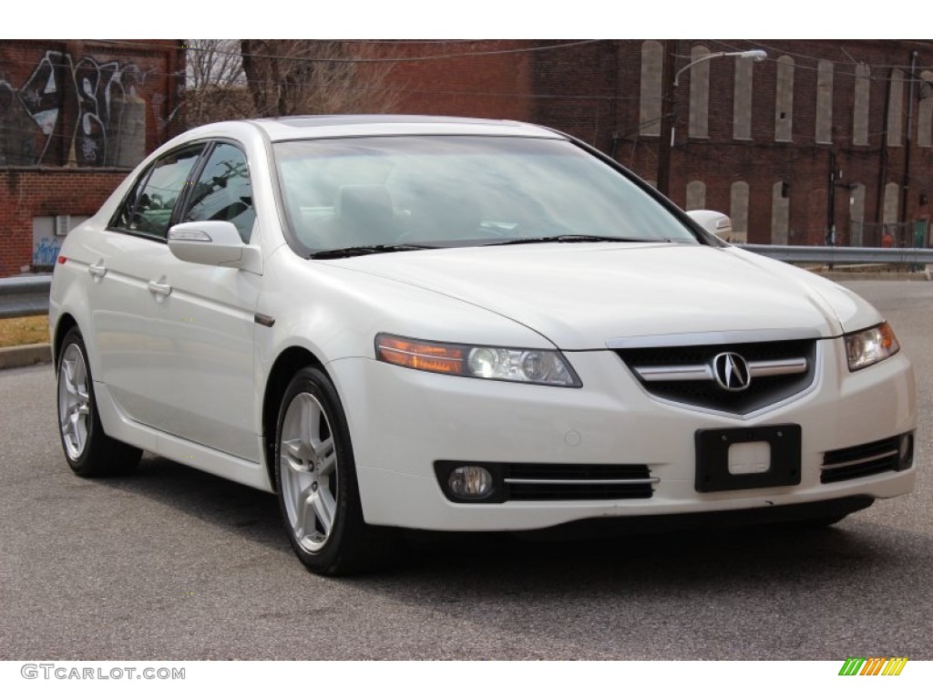White Diamond Pearl 2007 Acura TL 3.2 Exterior Photo #77808113