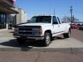 1996 Olympic White Chevrolet C/K 3500 C3500 Extended Cab Dually  photo #8
