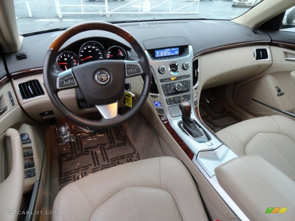 Cashmere/Cocoa Interior 2010 Cadillac CTS 4 3.0 AWD Sedan Photo #77808134