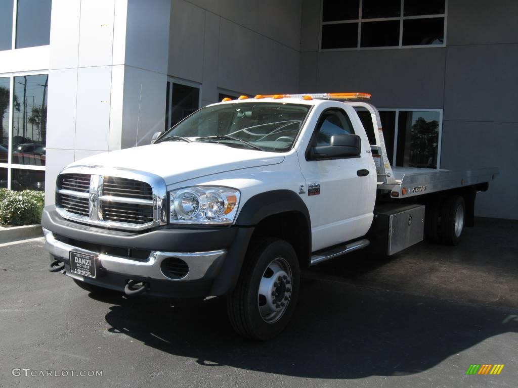 Bright White Dodge Ram 5500 HD