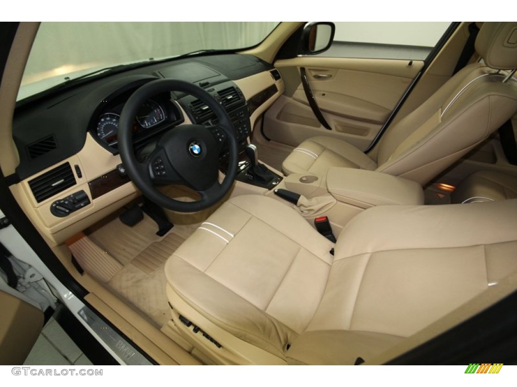 Sand Beige Interior 2010 BMW X3 xDrive30i Photo #77809208