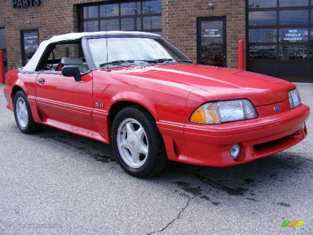 Medium Red Ford Mustang