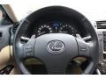 Cashmere Beige Steering Wheel Photo for 2006 Lexus IS #77809805