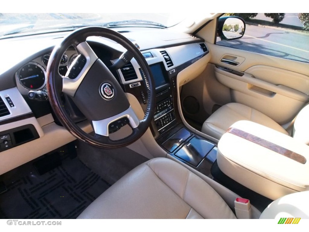 Cashmere/Cocoa Interior 2010 Cadillac Escalade Luxury AWD Photo #77809872