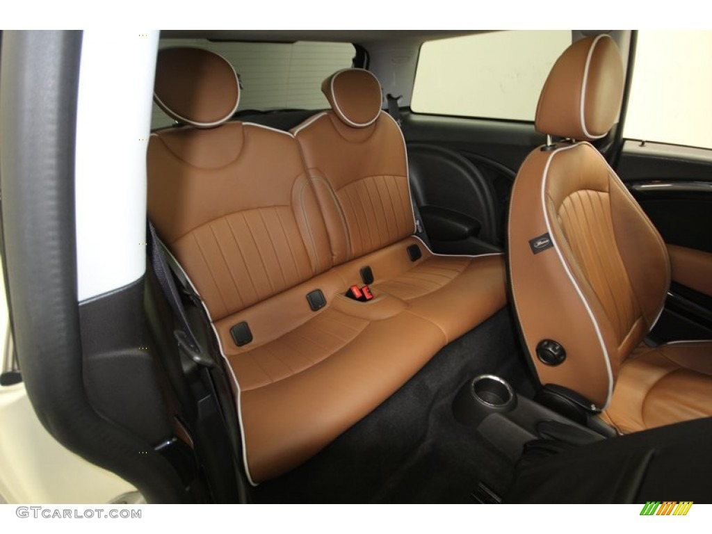 Mayfair Lounge Toffee Leather Interior 2010 Mini Cooper Mayfair 50th Anniversary Hardtop Photo #77810017