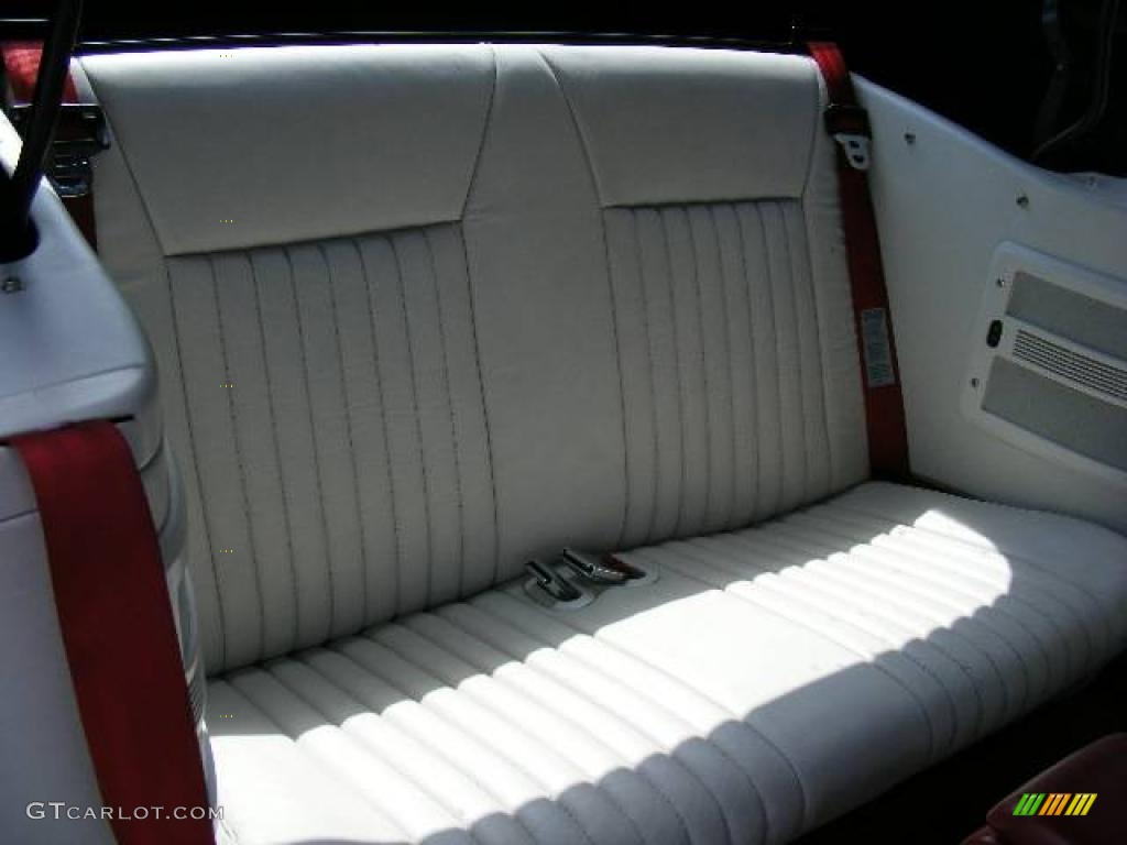 1991 Mustang GT Convertible - Medium Red / White/Scarlet Red photo #12
