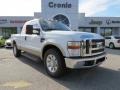 Oxford White - F250 Super Duty Lariat SuperCab Photo No. 1