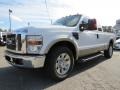 Oxford White - F250 Super Duty Lariat SuperCab Photo No. 3