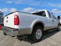 Oxford White - F250 Super Duty Lariat SuperCab Photo No. 7