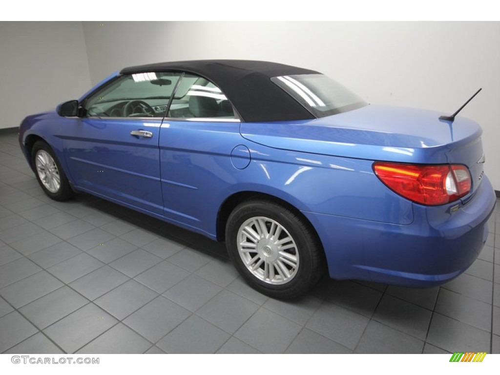 Marathon Blue Pearl 2008 Chrysler Sebring Touring Convertible Exterior Photo #77810981
