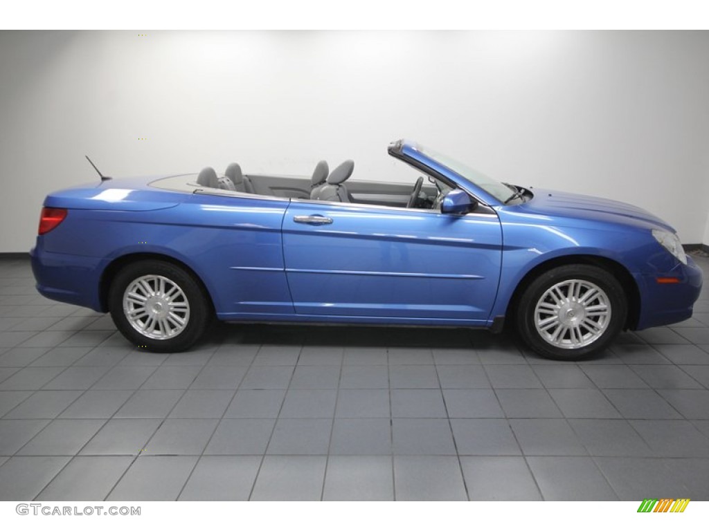 Marathon Blue Pearl 2008 Chrysler Sebring Touring Convertible Exterior Photo #77811014