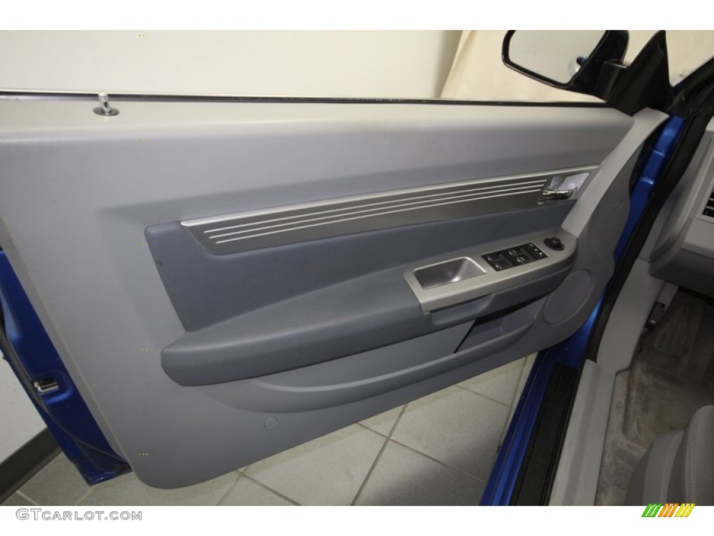 2008 Chrysler Sebring Touring Convertible Dark Slate Gray/Light Slate Gray Door Panel Photo #77811164