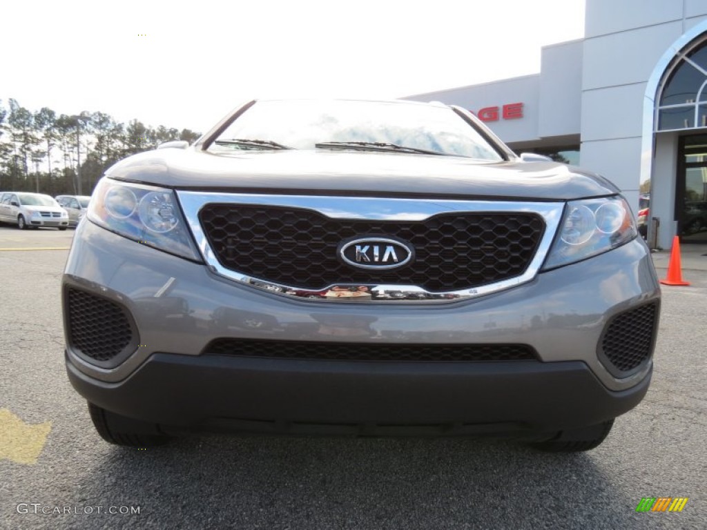 2012 Sorento LX V6 - Titanium Silver / Black photo #2