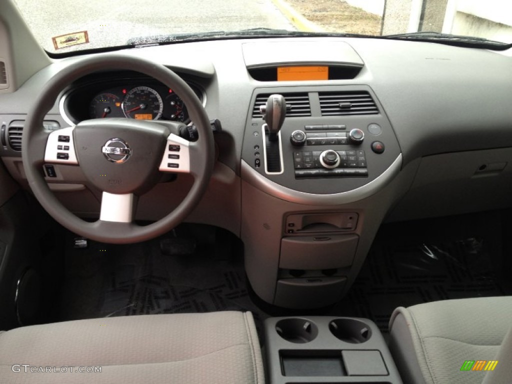 2007 Nissan Quest 3.5 S Gray Dashboard Photo #77811197