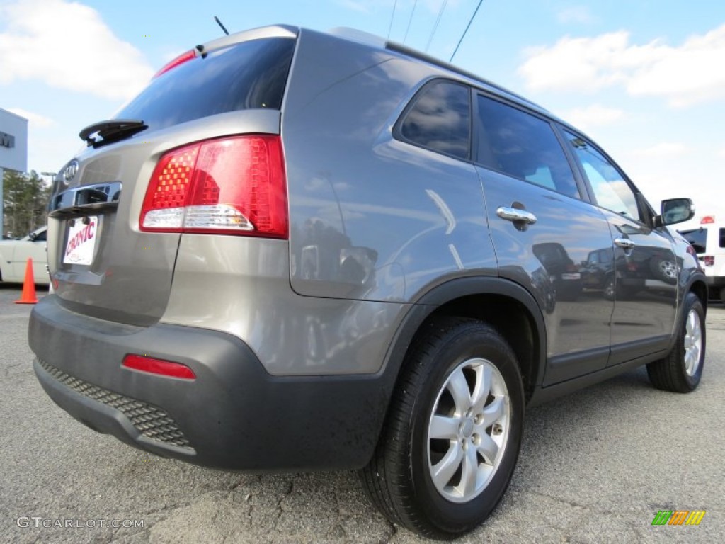 2012 Sorento LX V6 - Titanium Silver / Black photo #7