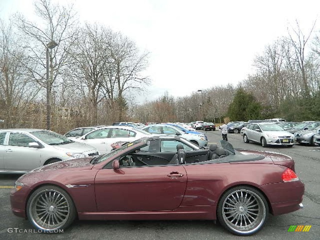 Chiaretto Red Metallic 2005 BMW 6 Series 645i Convertible Exterior Photo #77811276