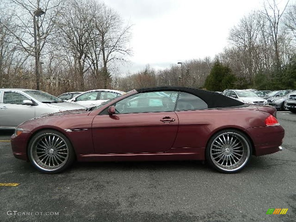 Chiaretto Red Metallic 2005 BMW 6 Series 645i Convertible Exterior Photo #77811296