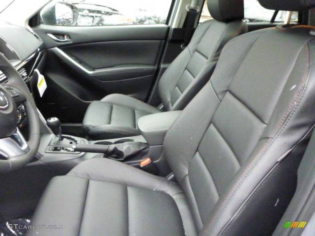 Black Interior 2014 Mazda CX-5 Grand Touring AWD Photo #77811343