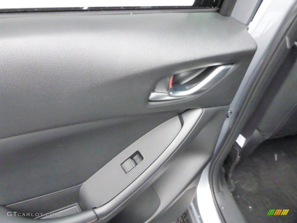 2014 Mazda CX-5 Grand Touring AWD Black Door Panel Photo #77811386