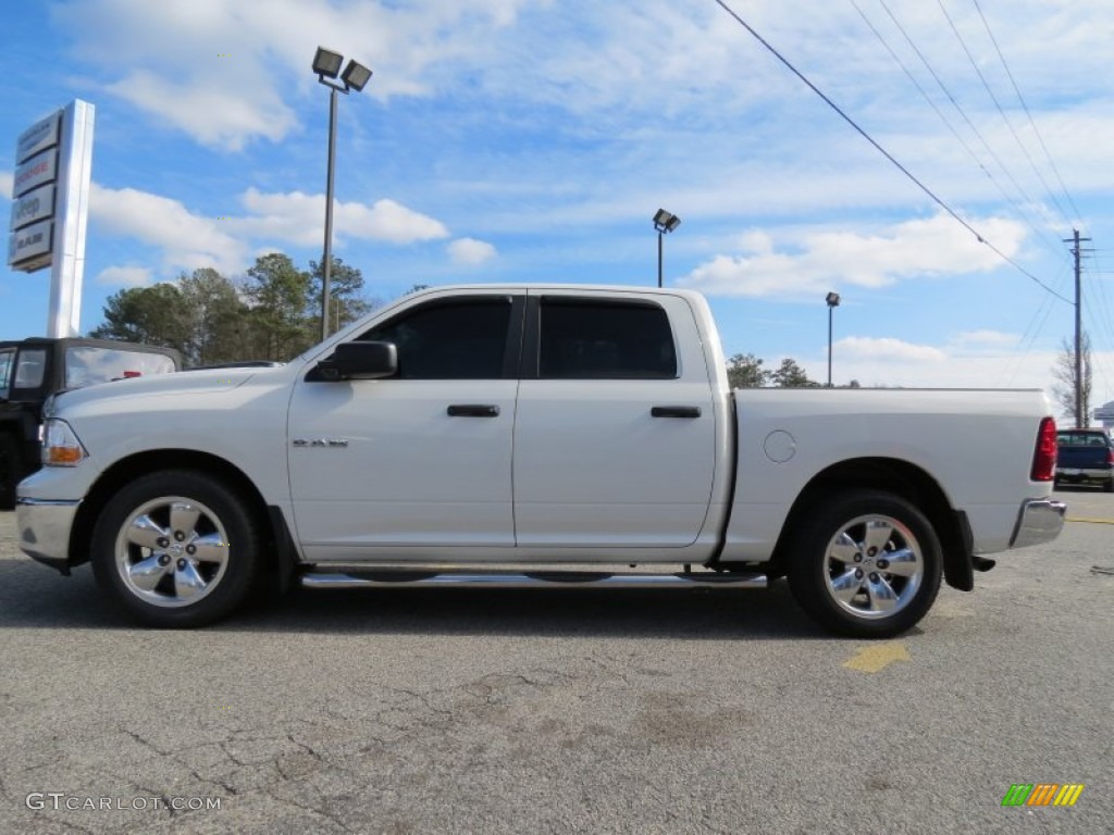 Stone White 2009 Dodge Ram 1500 SLT Crew Cab Exterior Photo #77811614