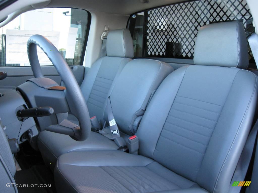 2008 Ram 4500 HD SLT Regular Cab Knapheide Gooseneck Platform - Bright White / Medium Slate Gray photo #5