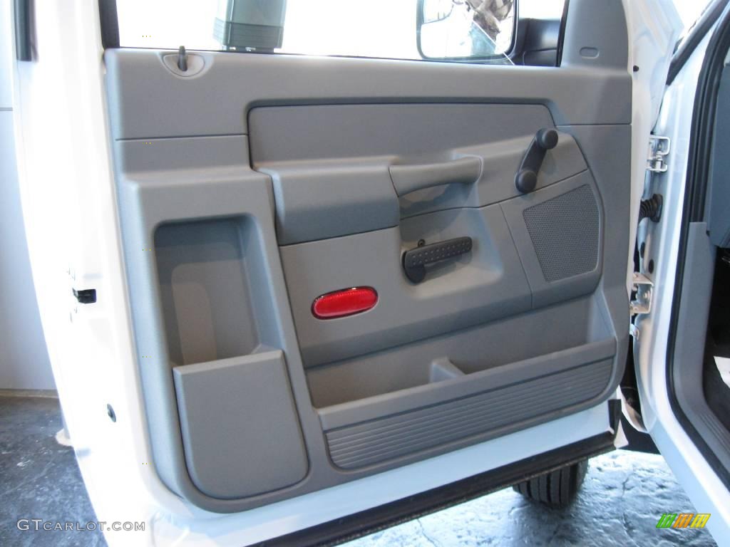 2008 Ram 4500 HD SLT Regular Cab Knapheide Gooseneck Platform - Bright White / Medium Slate Gray photo #6