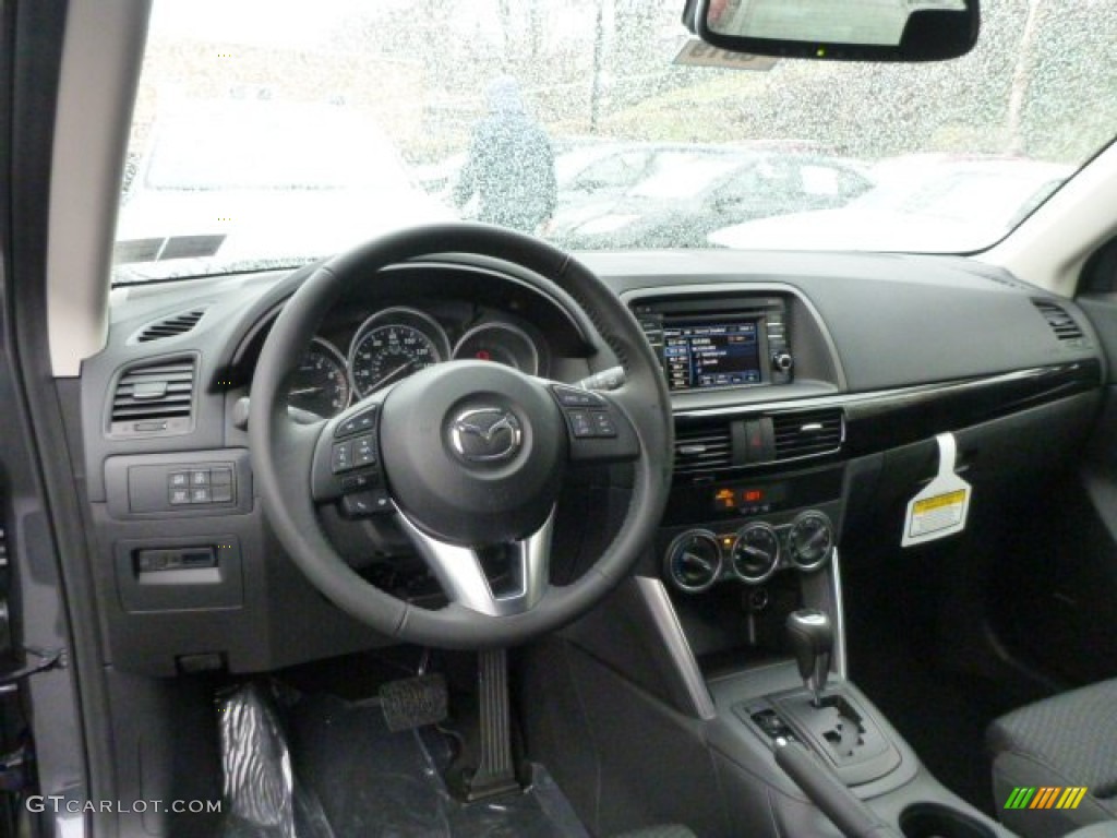 2014 Mazda CX-5 Touring AWD Black Dashboard Photo #77811968