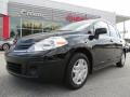 Super Black - Versa 1.8 S Hatchback Photo No. 1