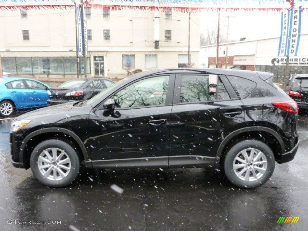 Jet Black Mica 2014 Mazda CX-5 Touring AWD Exterior Photo #77812127
