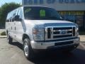 2008 Oxford White Ford E Series Van E350 Super Duty XLT Passenger  photo #9