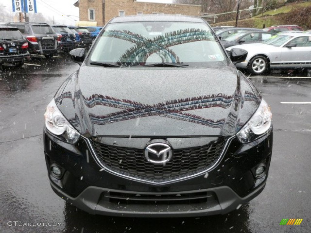 Jet Black Mica 2014 Mazda CX-5 Touring AWD Exterior Photo #77812225