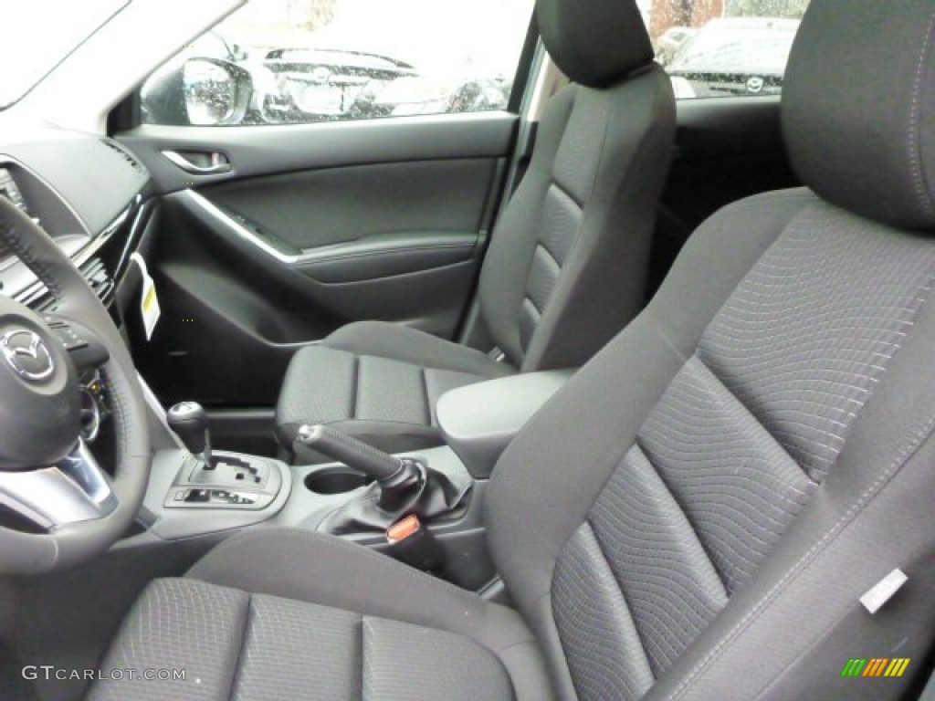Black Interior 2014 Mazda CX-5 Touring AWD Photo #77812259