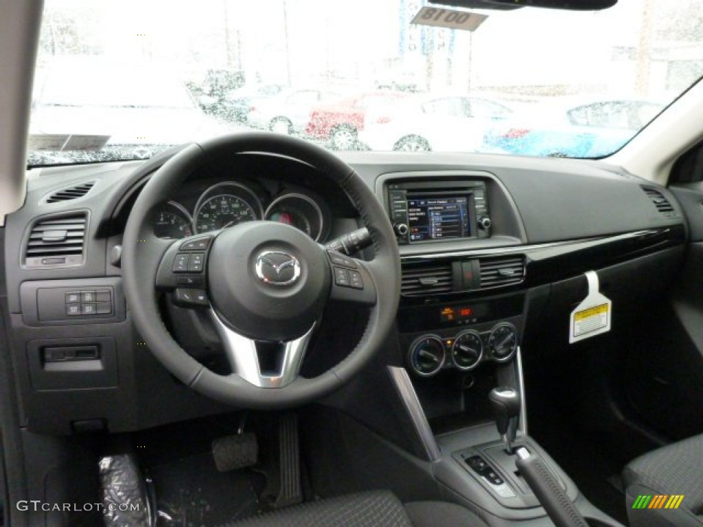 2014 Mazda CX-5 Touring AWD Black Dashboard Photo #77812292