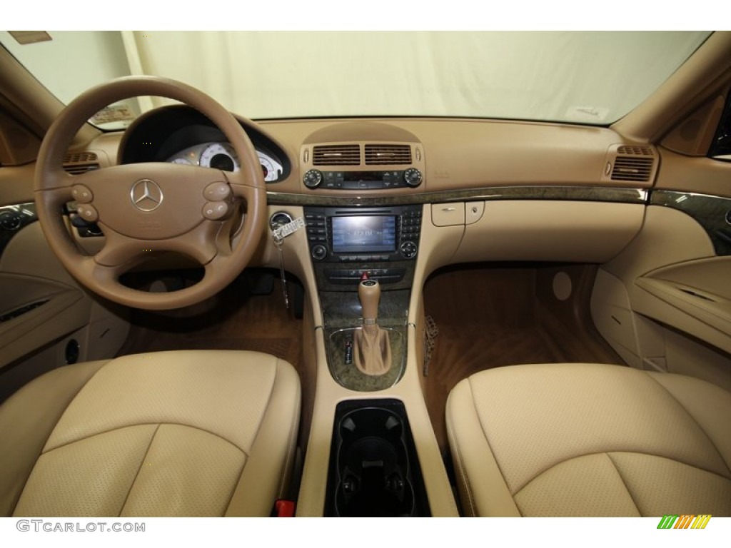 2008 Mercedes-Benz E 350 Sedan Cashmere Dashboard Photo #77812533