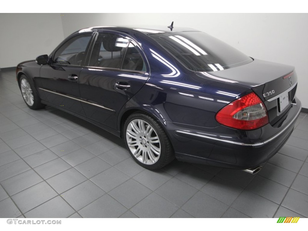 Capri Blue Metallic 2008 Mercedes-Benz E 350 Sedan Exterior Photo #77812553