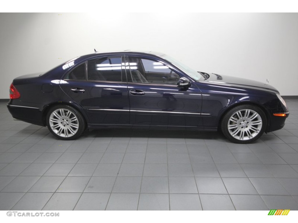 Capri Blue Metallic 2008 Mercedes-Benz E 350 Sedan Exterior Photo #77812586