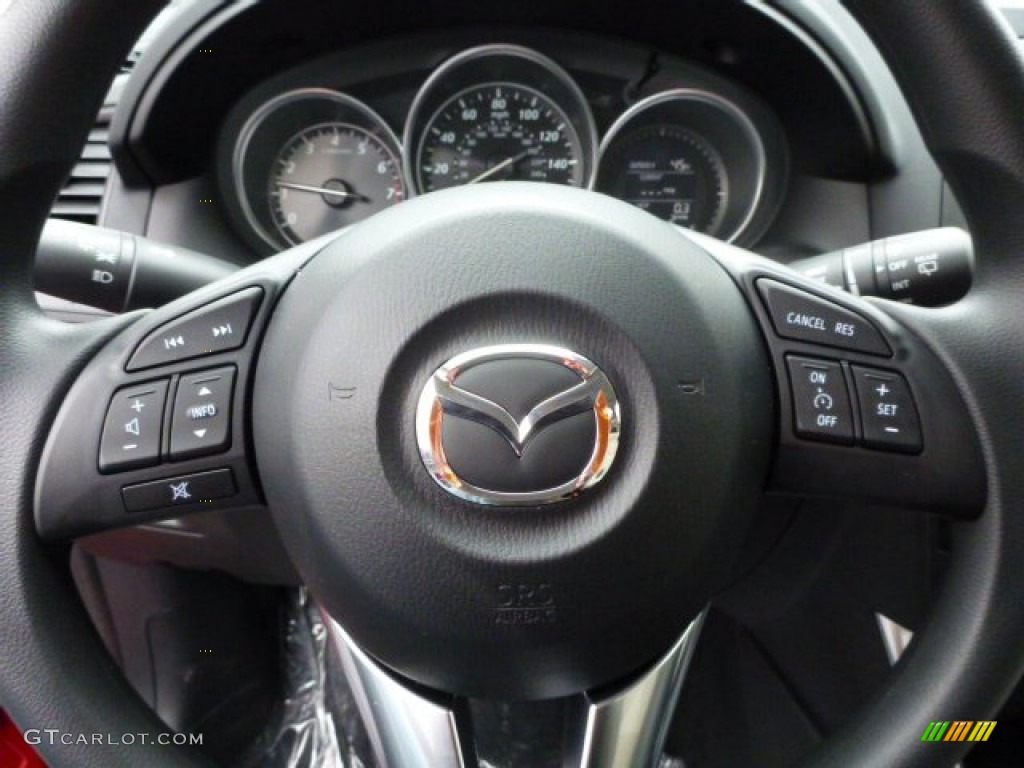 2014 Mazda CX-5 Sport AWD Sand Steering Wheel Photo #77812705
