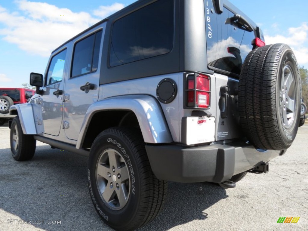 2013 Wrangler Unlimited Oscar Mike Freedom Edition 4x4 - Billet Silver Metallic / Black photo #5