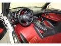 Black/Red 2007 Honda S2000 Roadster Interior Color
