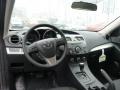 Black 2013 Mazda MAZDA3 i Touring 4 Door Dashboard