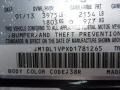 38R: Graphite Mica 2013 Mazda MAZDA3 i Touring 4 Door Color Code