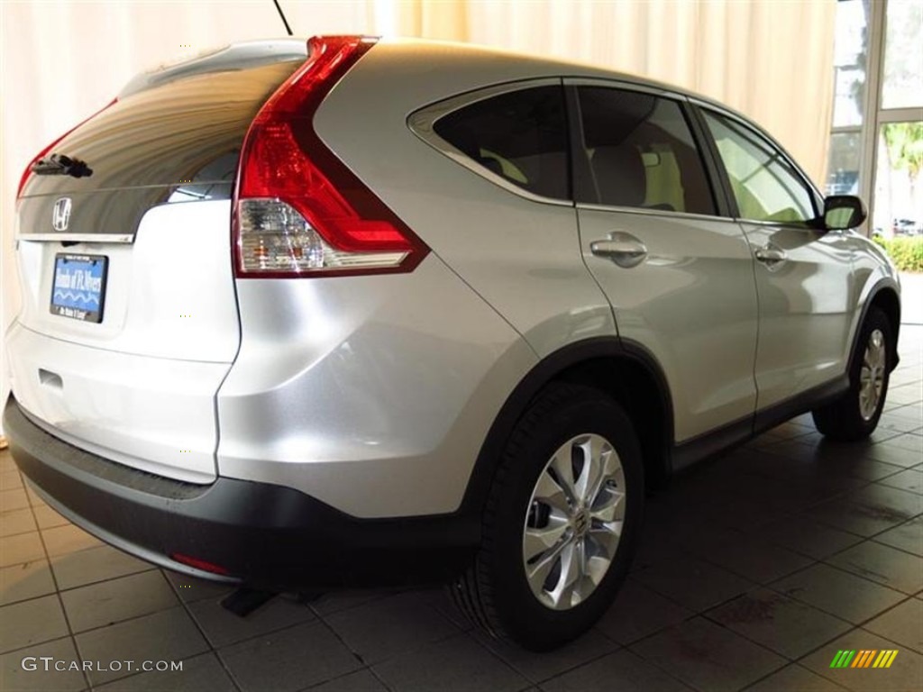 2013 CR-V EX - Alabaster Silver Metallic / Black photo #3