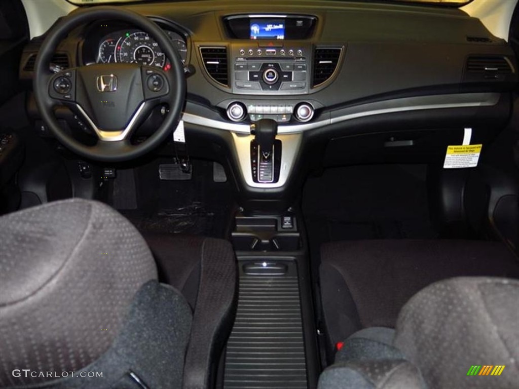 2013 CR-V EX - Alabaster Silver Metallic / Black photo #4
