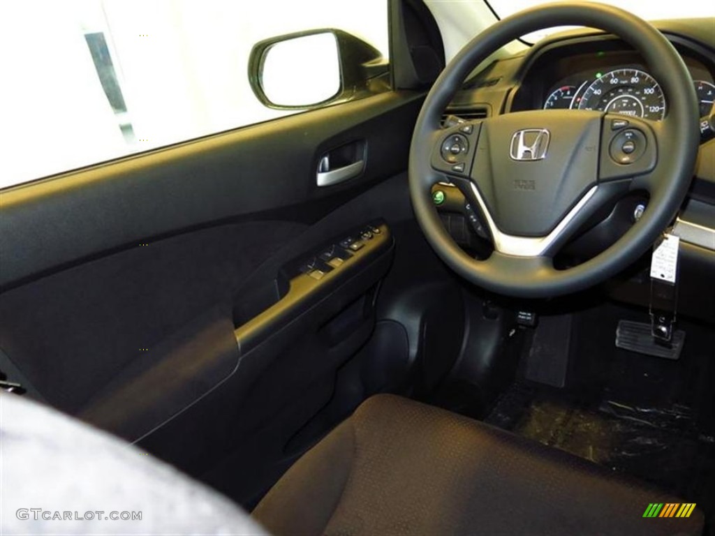 2013 CR-V EX - Alabaster Silver Metallic / Black photo #5