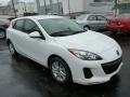 2013 Crystal White Pearl Mica Mazda MAZDA3 i Touring 5 Door  photo #7