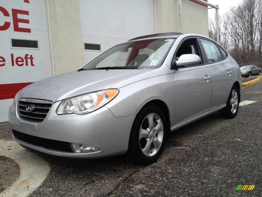 2009 Elantra SE Sedan - Quicksilver / Black photo #1