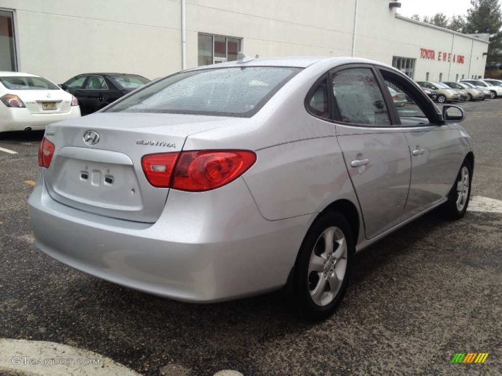 2009 Elantra SE Sedan - Quicksilver / Black photo #6